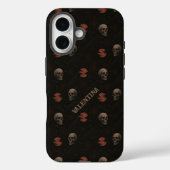 Gothic Skulls & Ravens Dark Halloween Case-Mate iPhone Hülle (Rückseite)