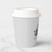 Gothic Skulls & Rose Danke an die Freundschaft Pappbecher (Rechts)