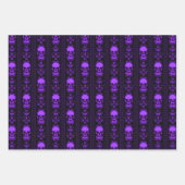 Gothic Skulls & Stripes Collection Geschenkpapier Set (Vorderseite 2)