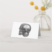 Gothic Skulls Table Platzkarte oder Escort Card (Rückseite)