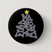 Gothic Skulls Weihnachtsbaum Button (Vorderseite)