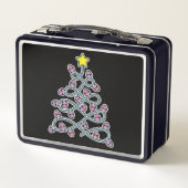 Gothic Skulls Weihnachtsbaum Lunchbox (Rückseite)