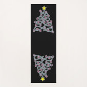 Gothic Skulls Weihnachtsbaum Yoga Mat Yogamatte (Vorderseite)
