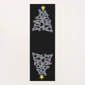 Gothic Skulls Weihnachtsbaum Yoga Mat Yogamatte (Rückseite)