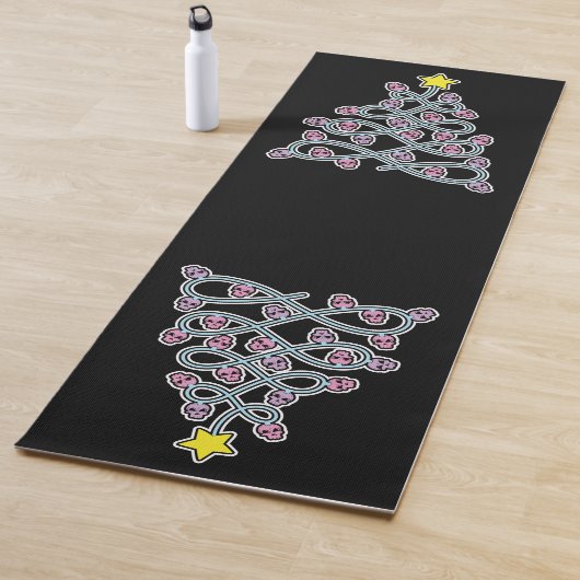 Gothic Skulls Weihnachtsbaum Yoga Mat Yogamatte (Beispiel)