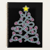 Gothic Skulls Weihnachtsbaumplaner Planer (Vorderseite)