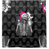 Gothic-Skulptur Duschvorhang (Vorderseite)