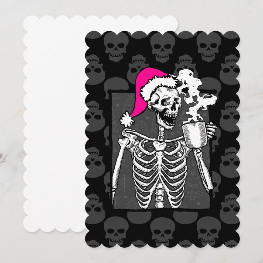 Gothic-Skulptur Einladung (Vorne/Hinten)