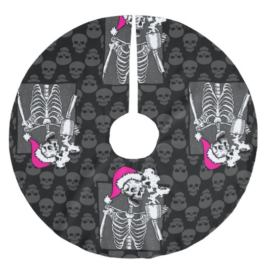 Gothic-Skulptur Polyester Weihnachtsbaumdecke (Vorderseite)