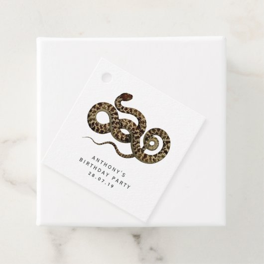 Gothic Snake Geschenkanhänger (Beispiel)