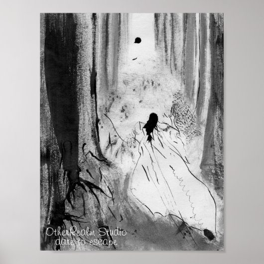 Gothic Snow White Poster (Vorne)