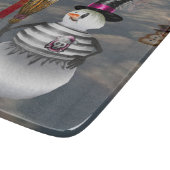 Gothic Snowman Cutting Board Schneidebrett (Ecke)