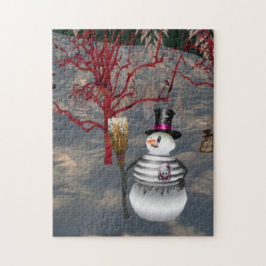 Gothic Snowman Puzzle (Vertikal)