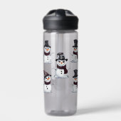 Gothic Snowman Trinkflasche (Vorderseite)