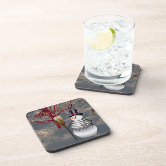 Gothic Snowman Untersetzer (Rechte Seite)