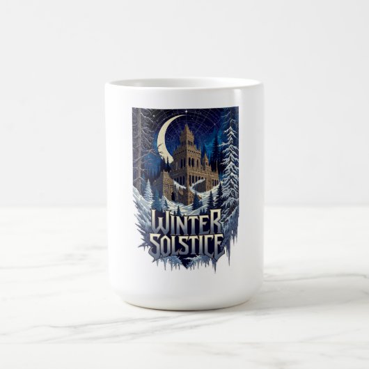 Gothic Solstice T-Shirt, Premium Dark Academia Kaffeetasse (Mittel)
