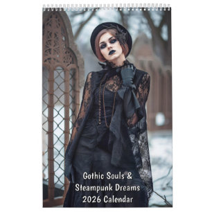 Gothic Souls & Steampunk Träume – 2026 Kalender