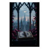 Gothic Spellbook Window Poster (Vorderseite)
