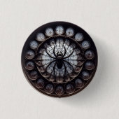 Gothic Spider Button (Vorderseite)