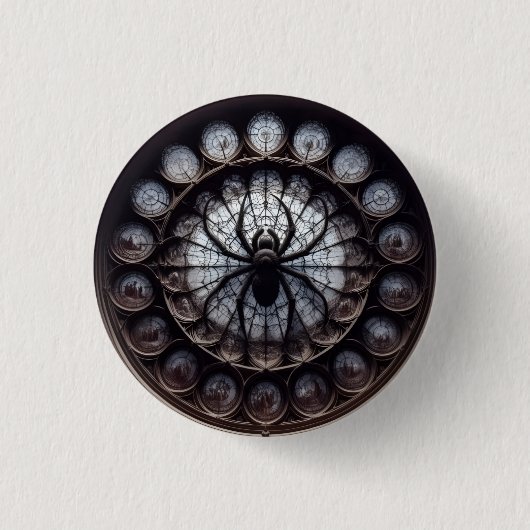 Gothic Spider Button (Vorderseite)