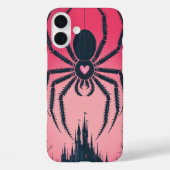 Gothic Spider Castle Silhouette Phone Case (Rückseite)