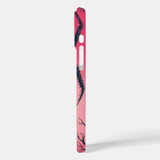 Gothic Spider Castle Silhouette Phone Case (Rückseite / Links)