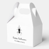 Gothic Spider Halloween-Party Einfaches Skript Geschenkschachtel (Vorderseite)
