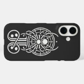 Gothic Spider Monogram Case-Mate iPhone Hülle (Rückseite (Horizontal))