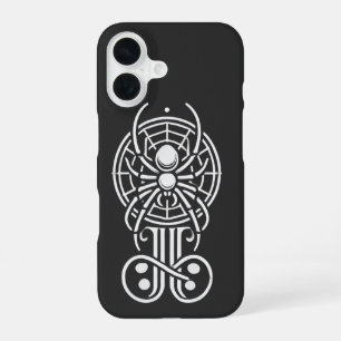 Gothic Spider Monogram iPhone 16 Hülle