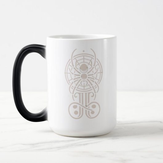 Gothic Spider Monogram Verwandlungstasse (Links)