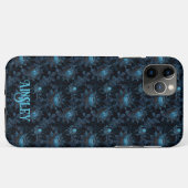 Gothic Spider Web Floral Black and Blue Case-Mate iPhone Hülle (Rückseite (Horizontal))