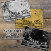 Gothic Spider WebHalloween oder Dusche Dankeskarte