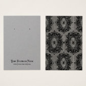 Gothic Spiders Halloween-Erd-Grafikkarte (Vorne & Hinten)