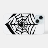 Gothic Spinnennetz iPhone 15 Hülle (Rückseite (Horizontal))