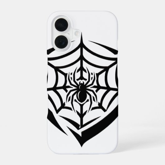 Gothic Spinnennetz iPhone 16 Hülle (Rückseite)