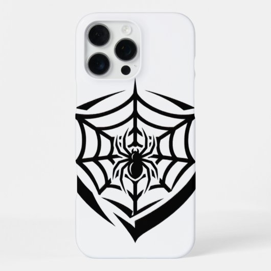 Gothic Spinnennetz iPhone Hülle (Rückseite)