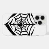 Gothic Spinnennetz iPhone Hülle (Rückseite (Horizontal))