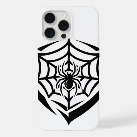 Gothic Spinnennetz iPhone Hülle (Rückseite)