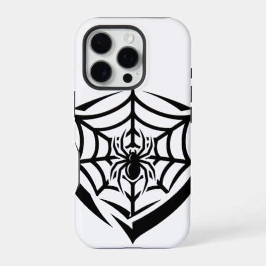 Gothic Spinnennetz iPhone Hülle (Rückseite)