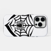 Gothic Spinnennetz iPhone Hülle (Rückseite (Horizontal))