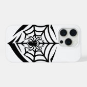 Gothic Spinnennetz iPhone Hülle (Rückseite (Horizontal))