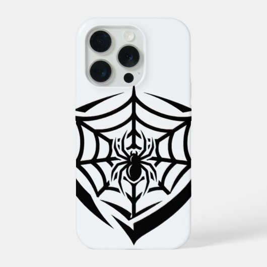 Gothic Spinnennetz iPhone Hülle (Rückseite)