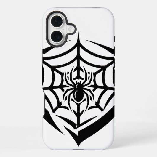 Gothic Spinnennetz iPhone Hülle (Rückseite)