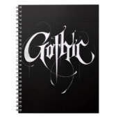 Gothic Spiral-Foto-Notizbuch Notizblock (Vorderseite)