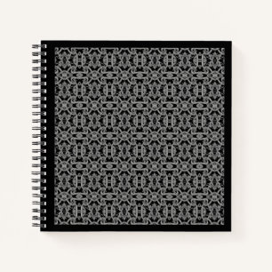 GOTHIC Spiralblock 21,5x21,5 cm / Schwarz Notizblock