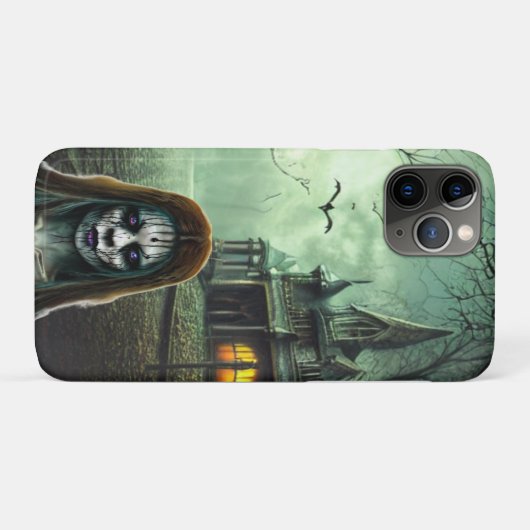 Gothic Spooky gruselige Telefonfälle Case-Mate iPhone Hülle (Rückseite (Horizontal))
