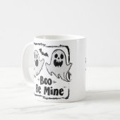 Gothic Spooky Valentine Ghosts Kaffeetasse (Vorderseite Links)