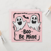 Gothic Spooky Valentine Ghosts Karte (Vorderseite/Rückseite Beispiel)