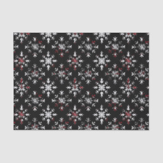 Gothic Spooky Weihnachtsschneeflocken Seidenpapier