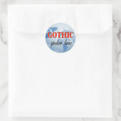 Gothic spricht hier trübe Erde Runder Aufkleber (Tasche)